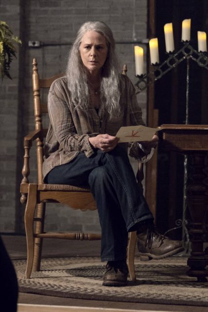 Melissa McBride como Carol en The Walking Dead 9x13