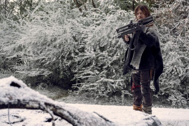 Norman Reedus como Daryl Dixon en The Walking Dead Temporada 9 Episodio 16