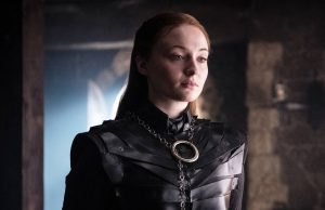 Sophie Turner como Sansa Stark en Game of Thrones 8x02