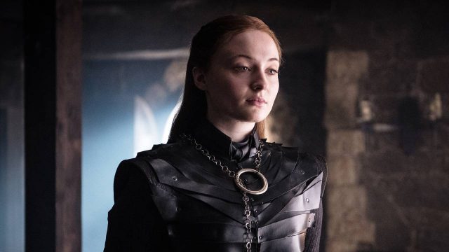 Sophie Turner como Sansa Stark en Game of Thrones 8x02