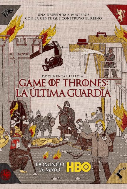 Poster del documental de Game of Thrones La {Ultima Guardia (The Last Watch)