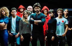 El elenco de La Casa De Papel