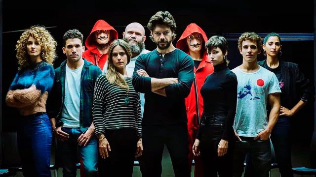 El elenco de La Casa De Papel