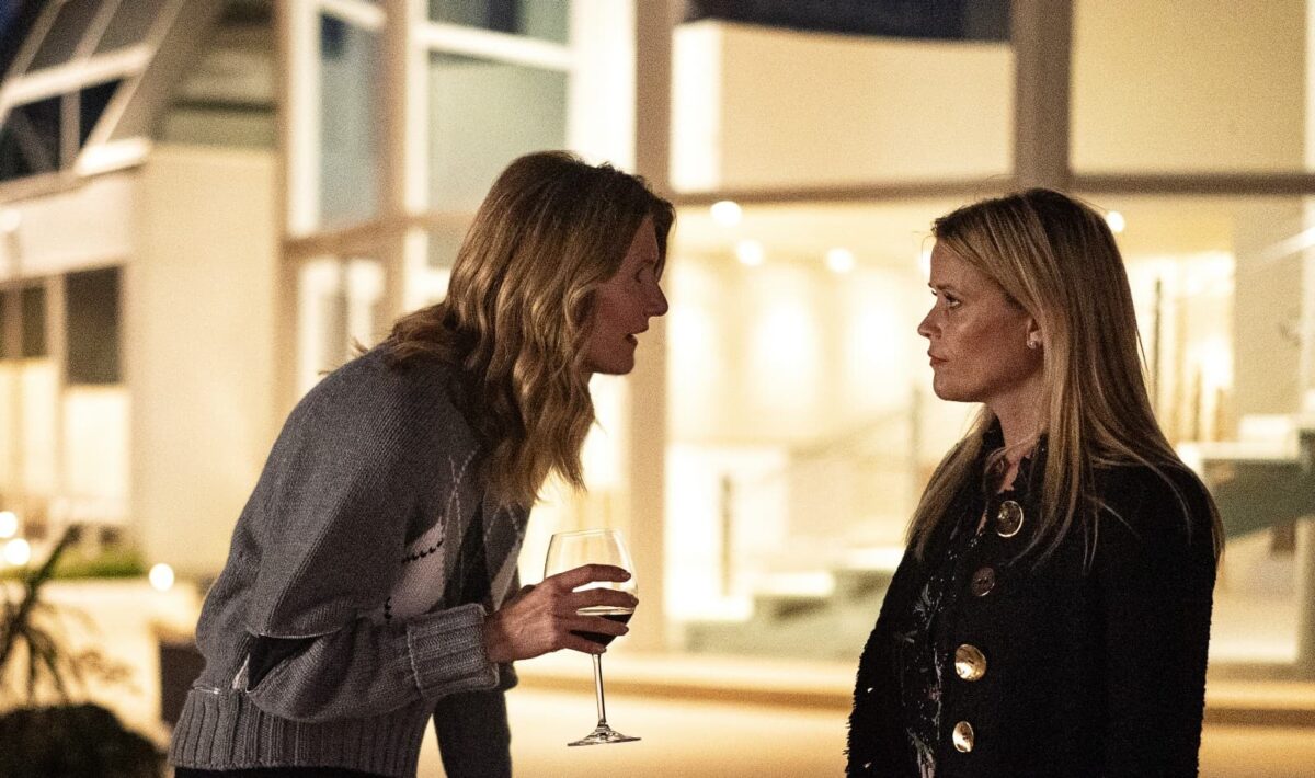 Laura Dern como Renata Klein y Reese Witherspoon como Madeline Mackenzie en BLL 2x06