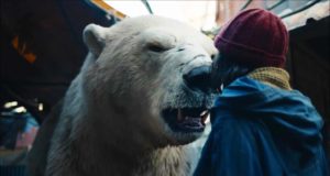 Lyra y el oso polar en His Dark Materials 1x04 Armour