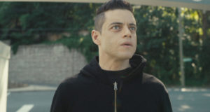 Rami Malek como Elliot Alderson en el final de Mr. Robot 4x12 + 4x13