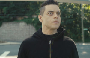 Rami Malek como Elliot Alderson en el final de Mr. Robot 4x12 + 4x13