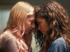 Jules (Hunter Schafer) y Rue (Zendaya) en la primera temporada de Euphoria