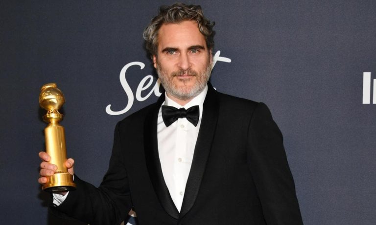 Joaquin Phoenix ganador del Golden Globe a Mejor actor de película por Joker