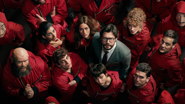 Pósters de la cuarta temporada de La Casa de Papel