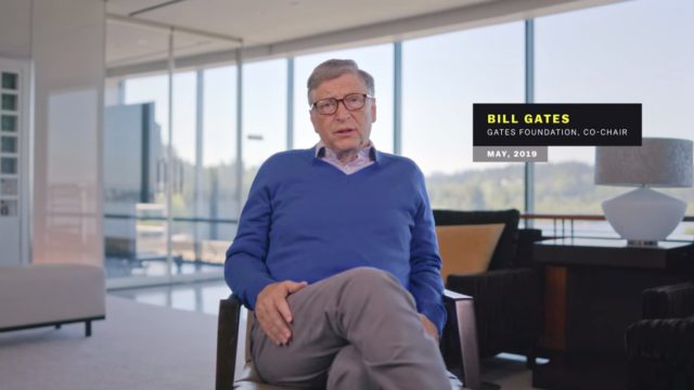 Bill Gates en Coronavirus, en pocas palabras (Netflix)