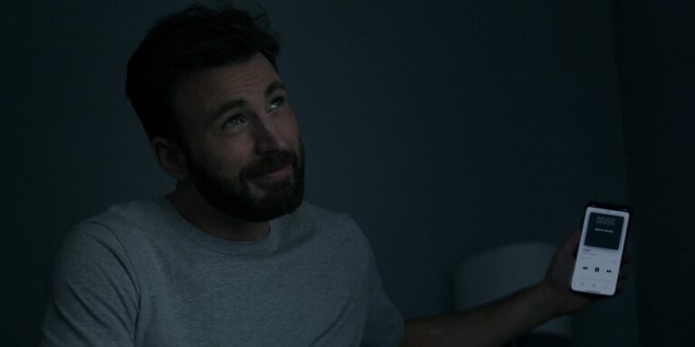 Chris Evans como Andy Barber en Defending Jacob (Apple TV+)