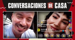 J Balvin y Úrsula Corberó en Instagram Live