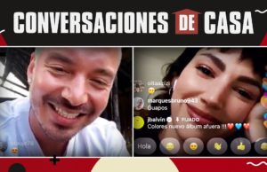 J Balvin y Úrsula Corberó en Instagram Live