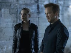 Dolores (Evan Rachel Wood) y Caleb (Aaron Paul) en Westworld 3x05