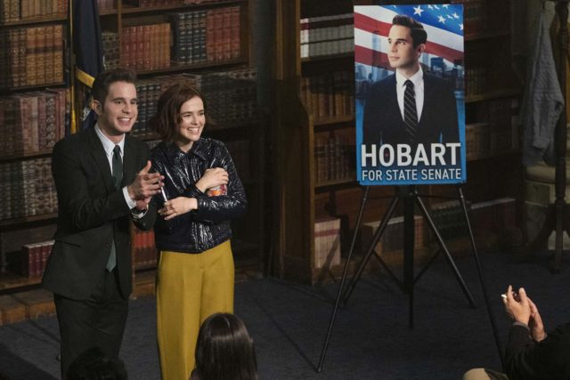 Payton (Ben Platt) e Infinity (Zoey Deutch) en la segunda temporada de The Politician