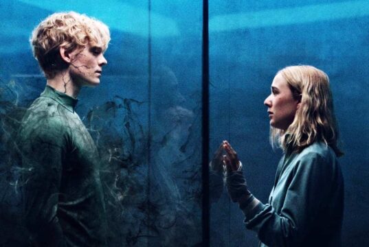 Rasmus y Simone en el póster de la tercera temporada de The Rain
