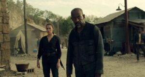 Alycia Debnam-Carey como Alicia y Lennie James como Morgan en los nuevos episodios de Fear The Walking Dead (2021)