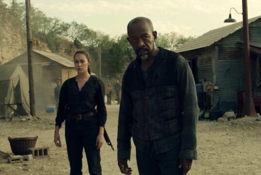 Alycia Debnam-Carey como Alicia y Lennie James como Morgan en los nuevos episodios de Fear The Walking Dead (2021)