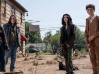 Iris, Silas, Hope y Elton en la primera temporada de TWD World Beyond