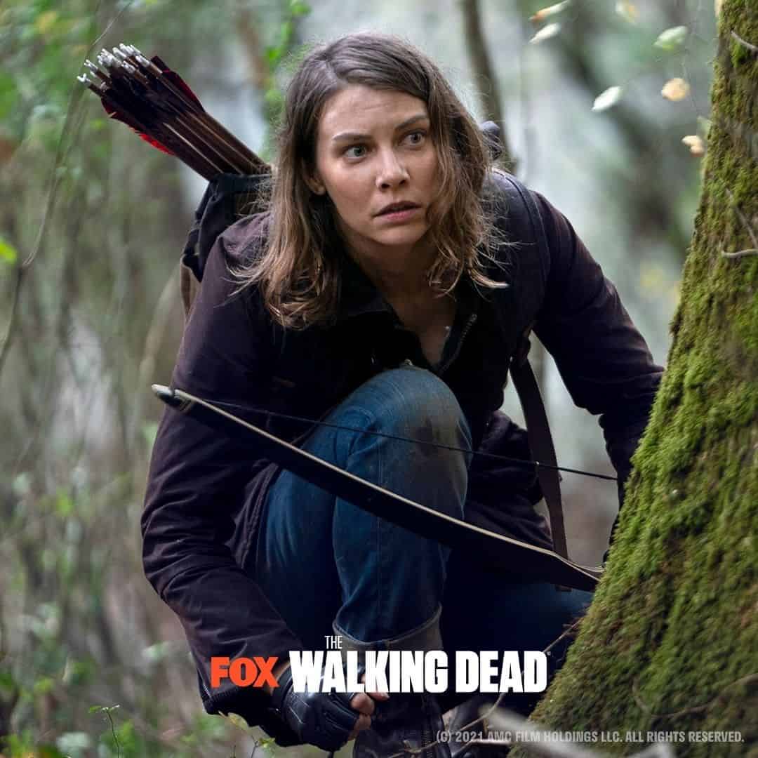 Lauren Cohan como Maggie en The Walking Dead 10x17
