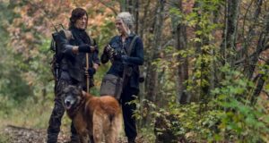 Daryl, Carol y Dog en The Walking Dead 10x18 Find Me
