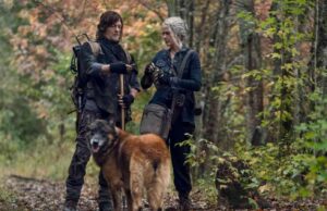 Daryl, Carol y Dog en The Walking Dead 10x18 Find Me