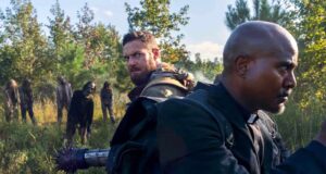 Aaron y Gabriel en The Walking Dead 10x19 'One More'