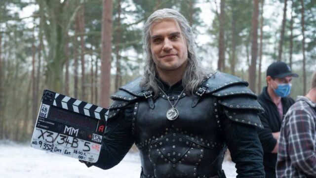 Henry Cavill como Geralt de Rivia en la segunda temporada de The Witcher