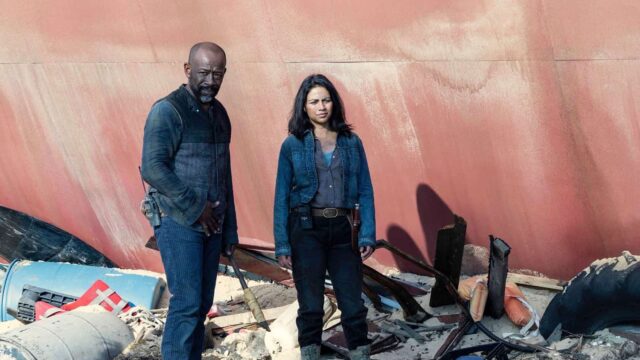 Morgan y Grace en el final de temporada de Fear The Walking Dead 6x16