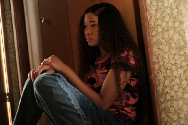 Gia Bennett (Storm Reid) en Euphoria 2x03