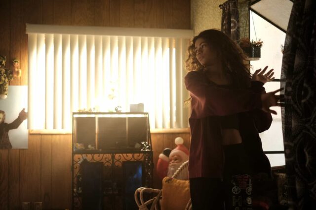 Zendaya como Rue en Euphoria Temporada 2 Episodio 3