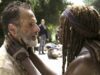 Rick y Michonne en The Walking Dead