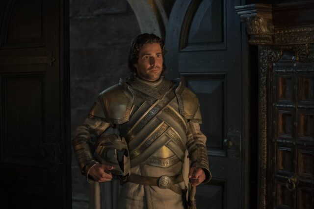 Fabien Frankel como Ser Criston Cole en House of the Dragon (La Casa del Dragón) 1x02