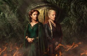 Alicent Hightower (Olivia Cooke) y Rhaenyra Targaryen (Emma D'Arcy) en House of The Dragon (La Casa del Dragón)