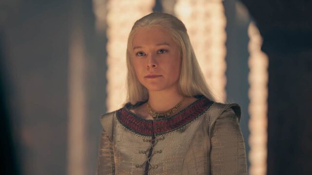 Emma D'Arcy como la princesa Rhaenyra Targaryen en House of the Dragon (La Casa del Dragón) 1x06