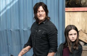 Daryl Dixon (Norman Reedus) y Judith Grimes (Cailey Fleming) en The Walking Dead 11x18 A New Deal