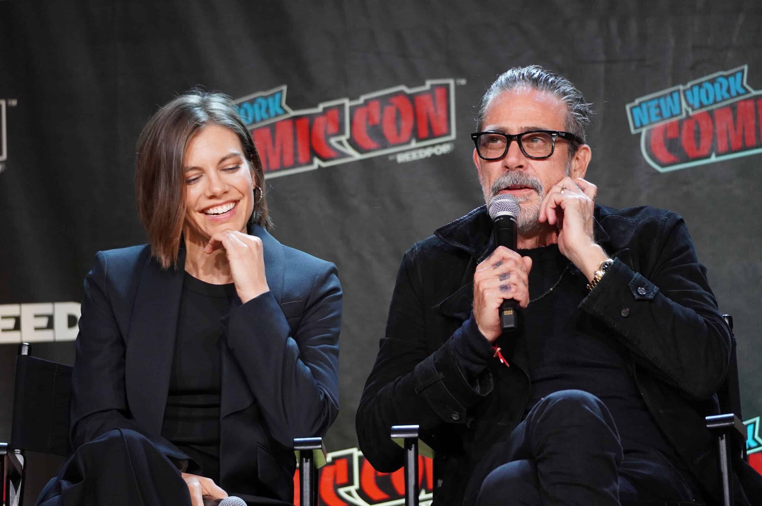 Combien de pères et de maris as-tu tués?»: Lauren Cohan et Jeffrey Dean  Morgan nous parlent de leur bras de fer dans «The Walking Dead: Dead City»,  qui vient d'arriver aux USA