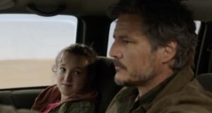 Bella Ramsey como Ellie y Pedro Pascal como Joel en The Last of Us 1x04