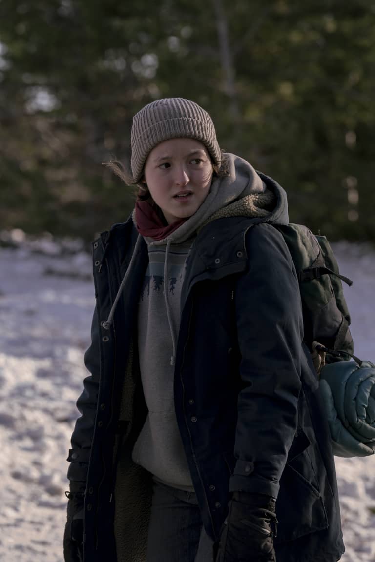 Bella Ramsey como Ellie en The Last of Us 1x06