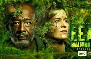 Morgan y Madison en el afiche promocional de la octava temporada de Fear The Walking Dead