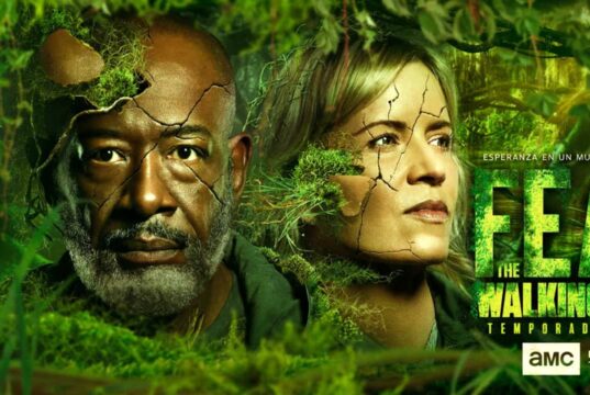 Morgan y Madison en el afiche promocional de la octava temporada de Fear The Walking Dead