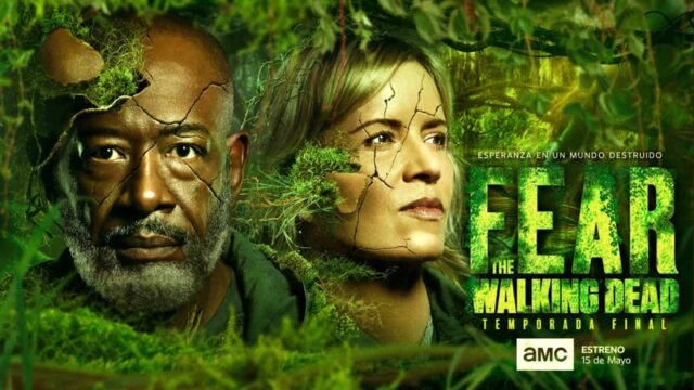 Morgan y Madison en el afiche promocional de la octava temporada de Fear The Walking Dead