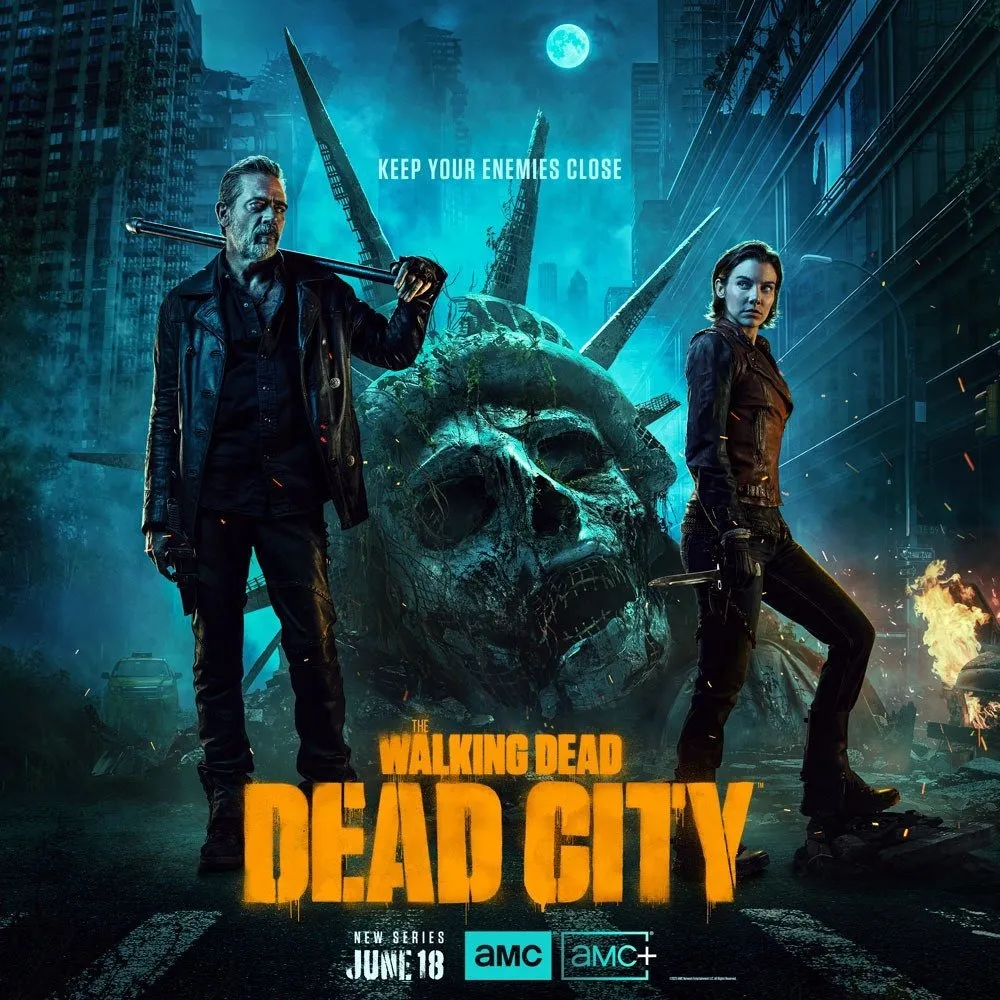 Negan y Maggie en el póster de TWD: Dead City