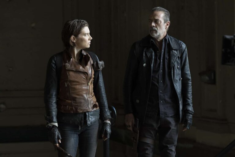 Lauren Cohan como Maggie Rhee, Jeffrey Dean Morgan como Negan en TWD Dead City 1x06