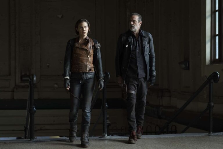 Lauren Cohan como Maggie Rhee, Jeffrey Dean Morgan como Negan en TWD Dead City 1x06