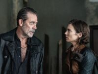 Jeffrey Dean Morgan como Negan y Lauren Cohan como Maggie Rhee en TWD Dead City