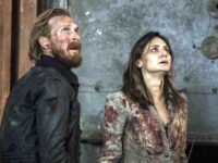 Austin Amelio como Dwight y Christine Evangelista como Sherry en FearTWD 8x09