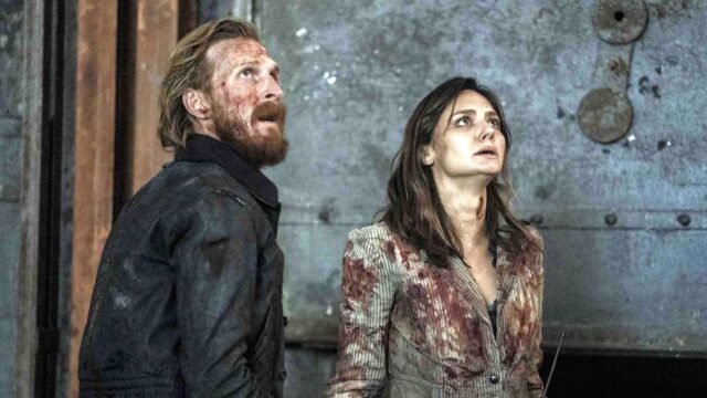 Austin Amelio como Dwight y Christine Evangelista como Sherry en FearTWD 8x09