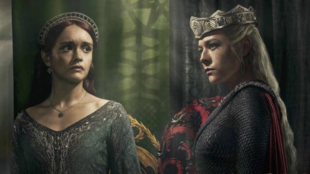 Alicent y Rhaenyra en House of The Dragon (Temporada 2)